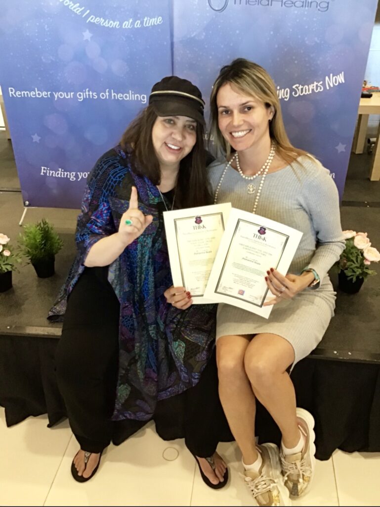 Vianna Stibal en Valencia con Jhohanna Noda